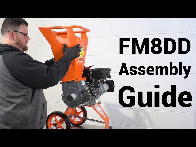 How to Assemble the Forest Master FM8DD 8HP Compact Heavy-Duty Petrol Wood Chipper & Mulcher