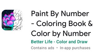 Game Play || Paint by Number: Coloring book & Color by Number screenshot 4