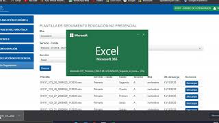 Pasos para descargar plantilla mensual desde el SIGERD