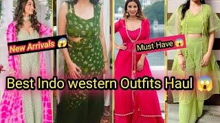 Meesho Haul Meesho Designer Lehengadress Haulmeesho Partywear Indo Western Dresskurta Sets Haul