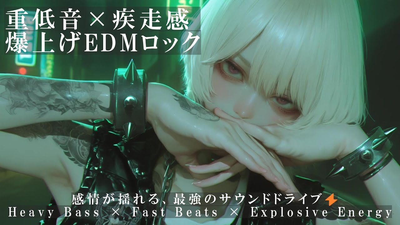 【洋楽playlist】爆上げEDMロックMIX💥気分爽快！重低音×疾走感でぶち上がる最強プレイリスト🔥