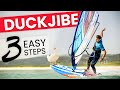 Windsurfing tutorial how to duck jibe in 3 steps  with nico prien