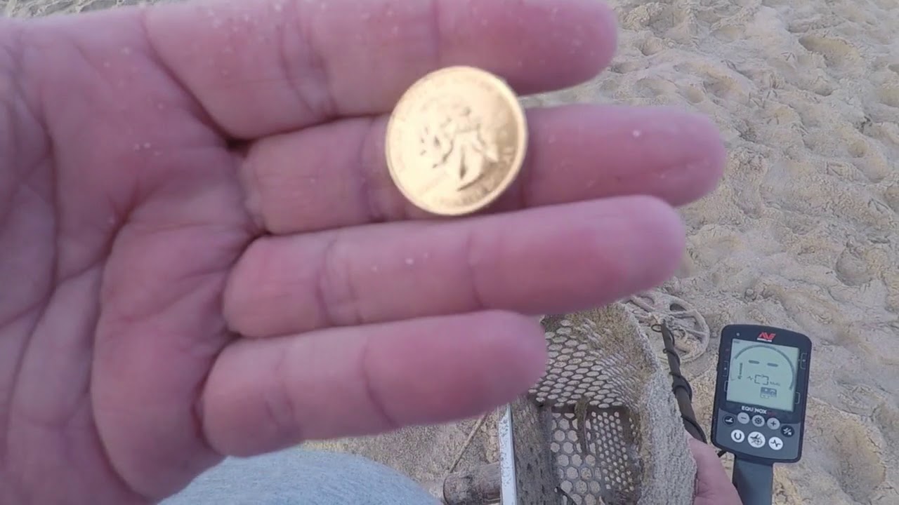 Beach Metal Detecting California 1 Ring YouTube