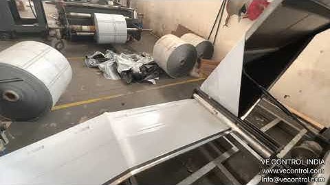Inline Flexo Printer on Courier bag making machine | PF5N1000 VE CONTROL INDIA