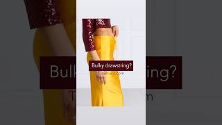 Saree Skirt Drawstring Hack How To D A Saree Perfectly Saree D For Beginners