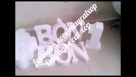 Dạy nghề cắt xốp đám cưới, quảng cáo 0934035783