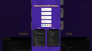 Animated Notification Using Html And Css