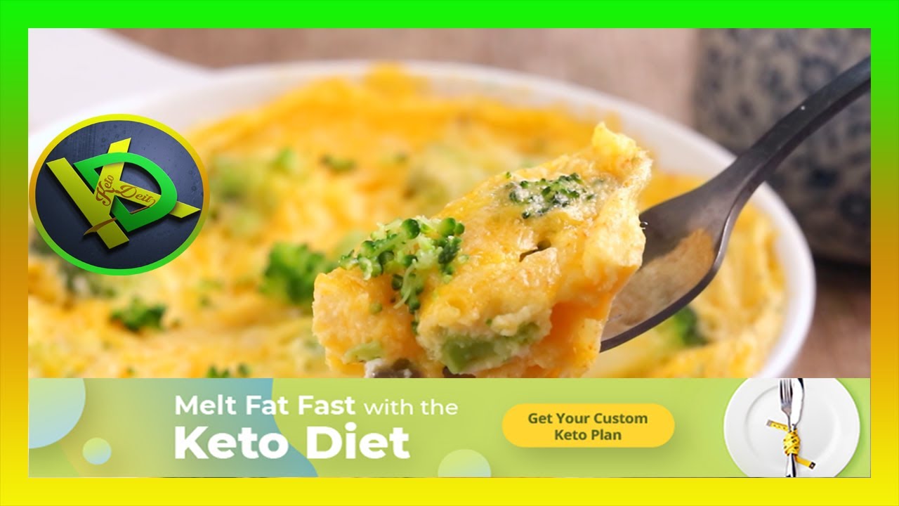 Keto Broccoli and Cheddar Frittata YouTube