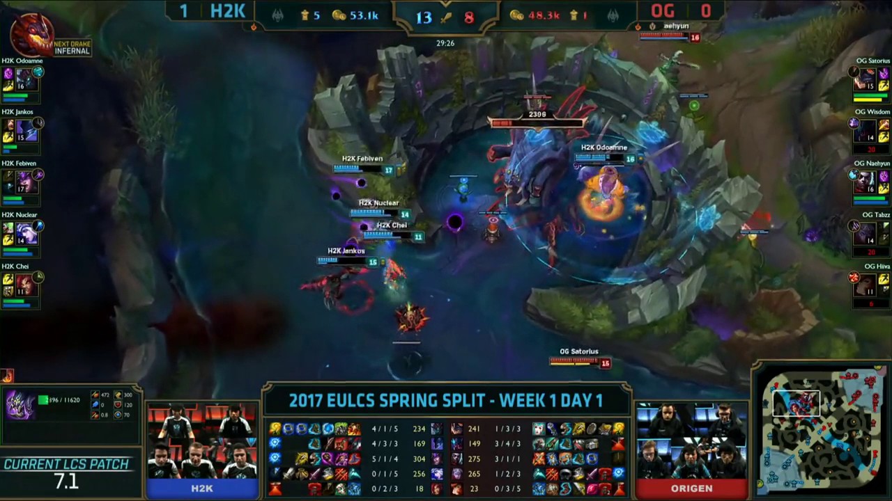 EU LCS: Huge Ekko Baron Steal