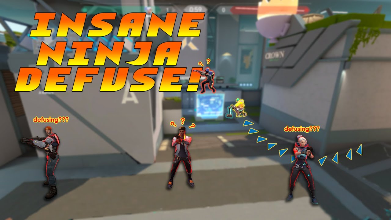 Insane Ninja Defuse - VALORANT - YouTube