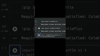 how to run python turtle on google colab