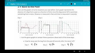 IM Algebra 1 Unit 4 Lesson 2 Activity 1 Question 2