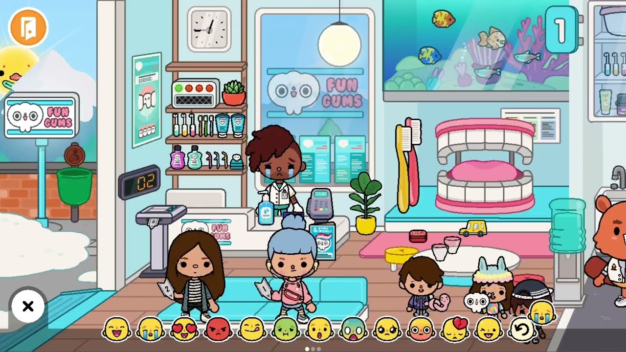Toca Boca Fun with Cupcake Cutie - A TRICK To The Dentist