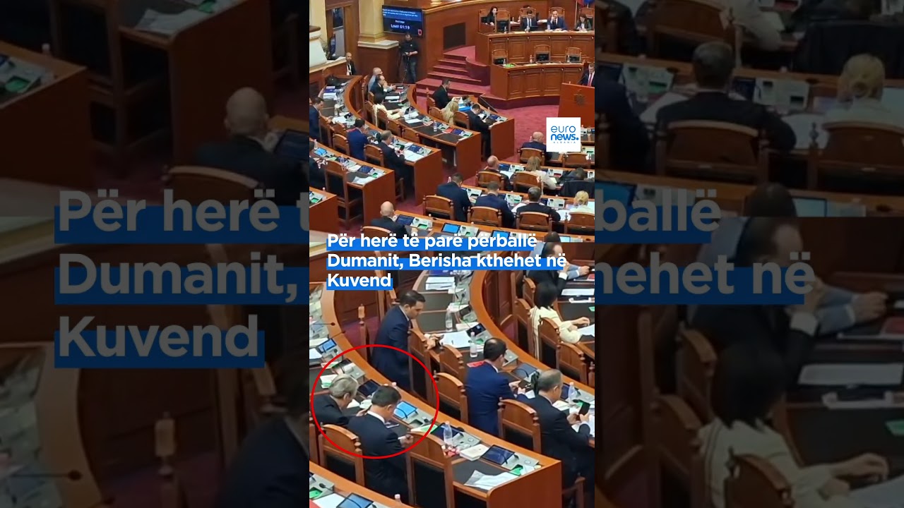 Për herë të parë përballë Dumanit, Berisha kthehet në Kuvend