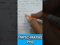 Tnpsc-Inspector of Fisheries Exam, Maths, 09.03.2026