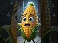 😱 The Corn Heard Footsteps at Midnight! 🌽👻 #Shorts
