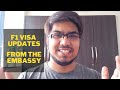 Recent F1 Visa Updates | From the US Embassy | Key Takeaways