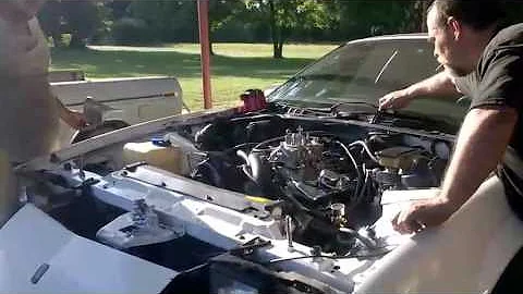 383 stroker first start, third gen camaro