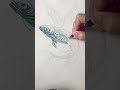 Pen Drawing of Wenyao (文鳐) | Mythical Creature from the Classic of Mountains and Seas
