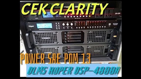CEK CLARITY POWER SAE PQM 13 & DLMS HUPER DSP-4800A