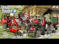 Spreading manure on meadows and driving can am x3  tyrolean alps  farming simulator 22  episode 2