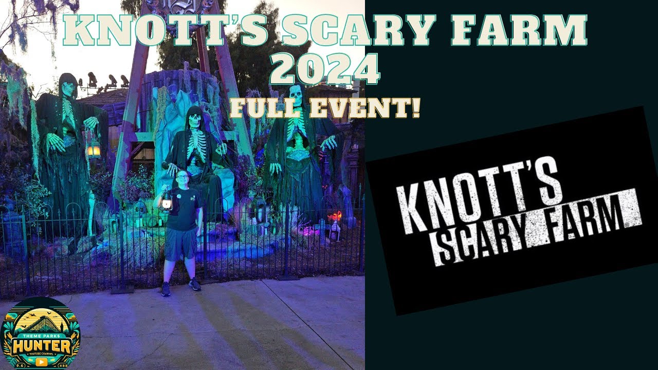 Knott's Scary Farm 2024 - Mazes, Scarezones, and More!! - YouTube