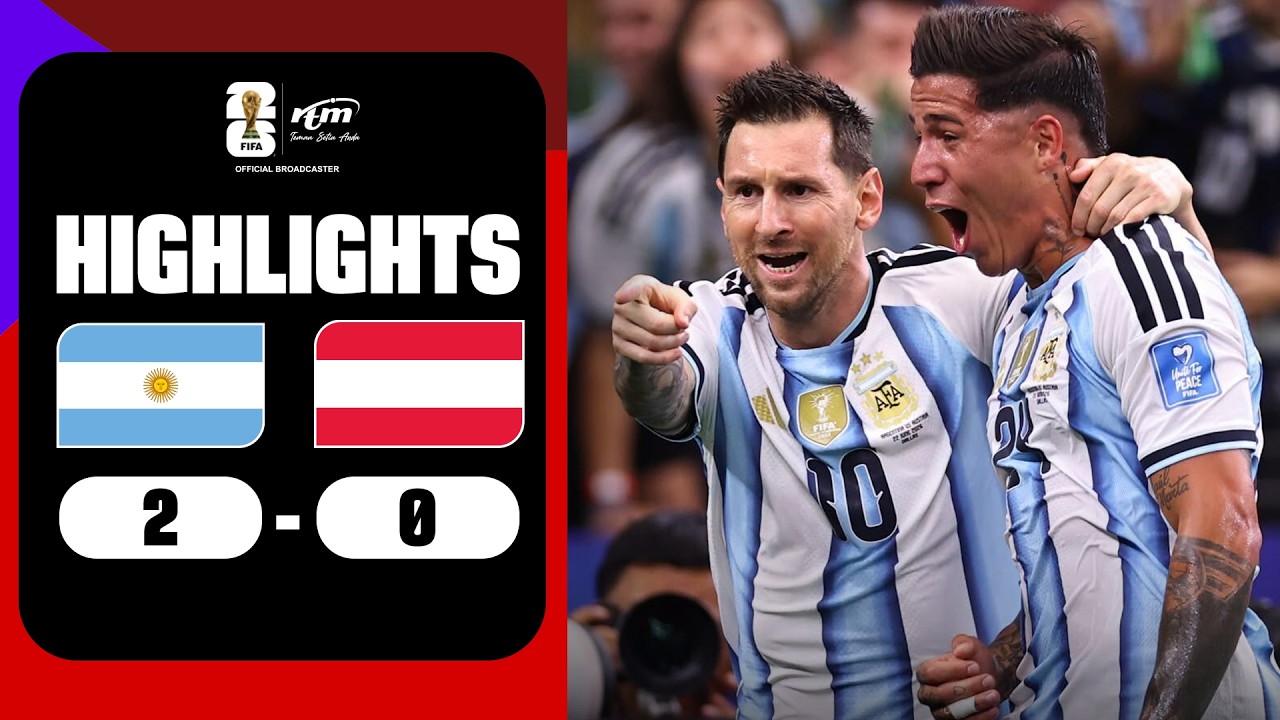 Argentina 2 - 0 Austria | Match Highlights FIFA World Cup2026
