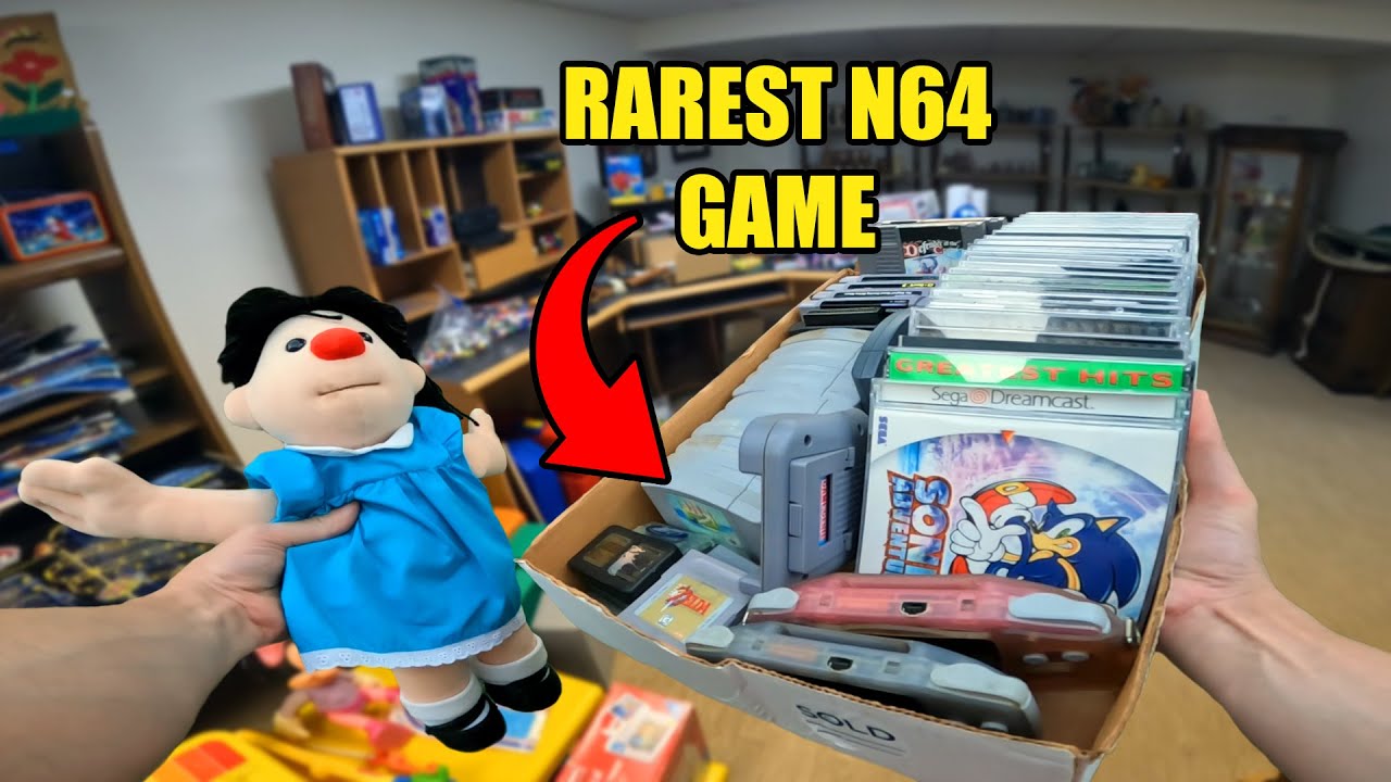 I Found ULTRA RARE N64 Grail at This INSANE Estate Sale (Full of 90s Nostalgia!)