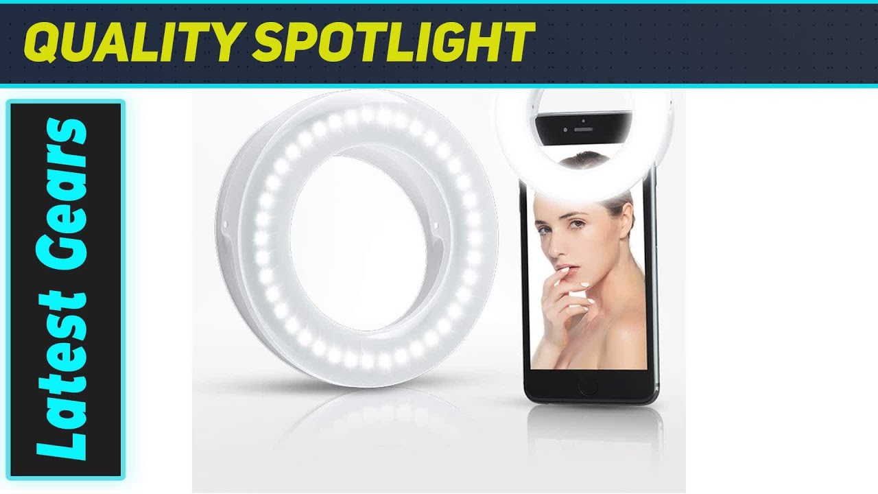 Best Selfie Ring Light? XINBAOHONG Clip-on Fill Light Test