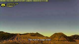 Bromo Volcano Time Lapse 190728