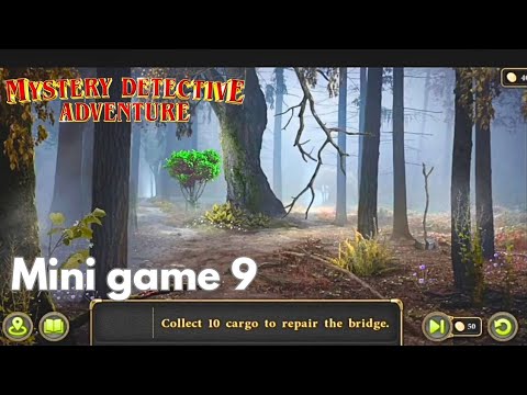Mystery Detective Adventure - Mini Game 9 Find the cargo to repair the bridge Puzzle