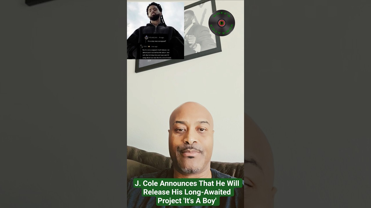 Джей Коул объявил о выпуске своего долгожданного проекта «It's A Boy».
