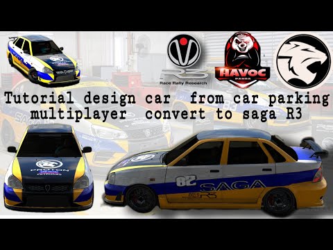 Tutorial Design  R3 in saga Car parking multiplayer