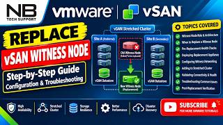 How to Replace a VMware vSAN Witness Node | Step-by-Step Configuration & Troubleshooting