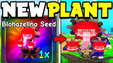 New BIOHAZELINO Plant Reveal in Plants Vs Brainrots Roblox