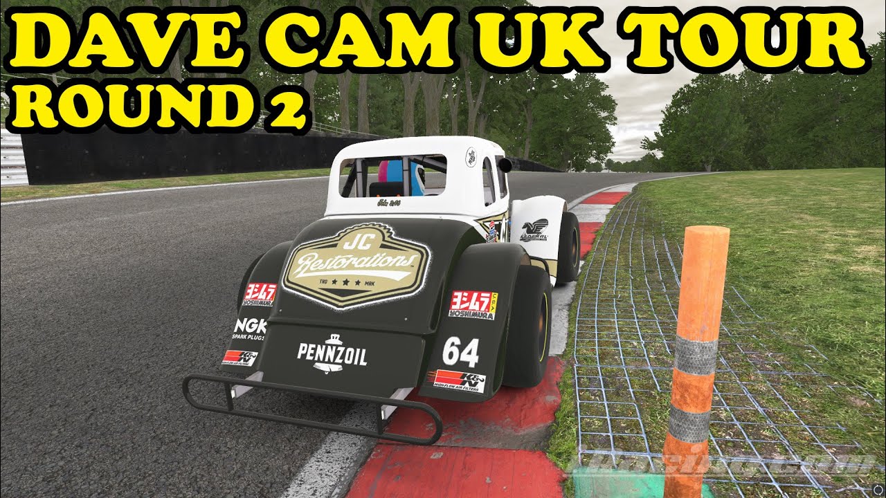 Iracing Dave Cam Uk Tour Round 2 Road To 200 Subs - YouTube