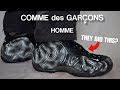 I Got A GRAIL! Comme Des Garcons Nike Foamposite One Cat Eyes Review &amp; On Feet