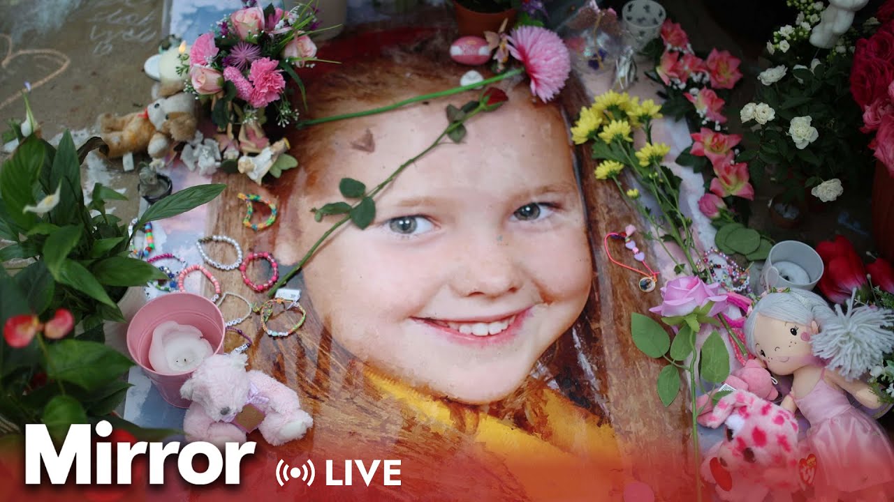 LIVE: Funeral of Southport victim Elsie Dot Stancombe