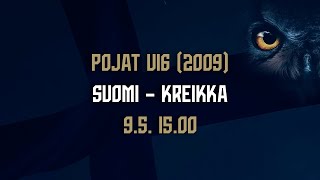 Pojat U16 (2009) | Suomi – Kreikka | 9.5. 15.00