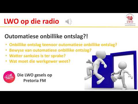 Video: Waar om onbillike ontslag te eis?