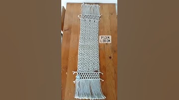 tablerunner macrame