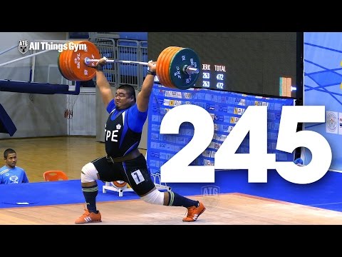 Chen Shih Chieh 245kg Clean & Jerk 2015 Asian Weightlifting Championships