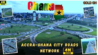 ROAD NETWORK IN ACCRA GHANA 🇬🇭 | 4K Drone Footage |
