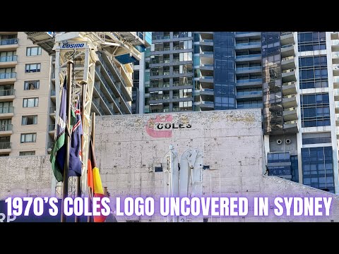 1970’s Coles Logo Uncovered In Sydney
