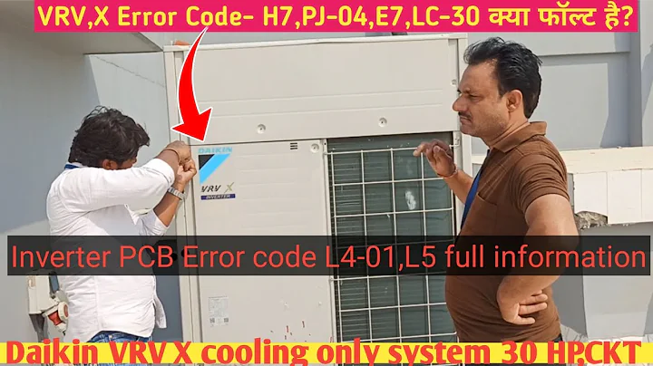 #Daikin VRV,X Error Code-,L4-01,E7,LC-30 क्या फॉल्ट है #vrv4 #vrv #vrvs #vrv3 #hvac #ac #vrv #vrvx