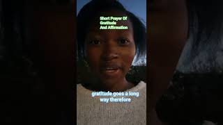 Gratitude PrayerAnd Positive Affirmation #gratitude #gratitudepractice #prayer #affirmations #fyp