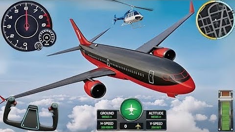 Real Flight Airplane City Pilot Simulator - Plane Boeing Emergency Landing -Android Gameplay#gaming