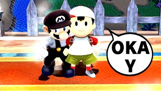 FUNNY NESS PK THUNDER MOMENT | [Smash 4 Wii U]