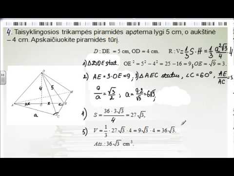 Video: Ar tetraedras yra taisyklingas daugiakampis?