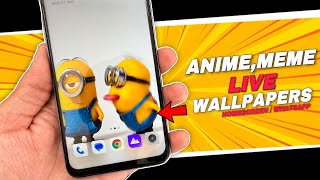 Best Funny Live Wallpaper App For Android- Hyaline🔥| Funny Meme, Anime Live Wallpapers screenshot 3